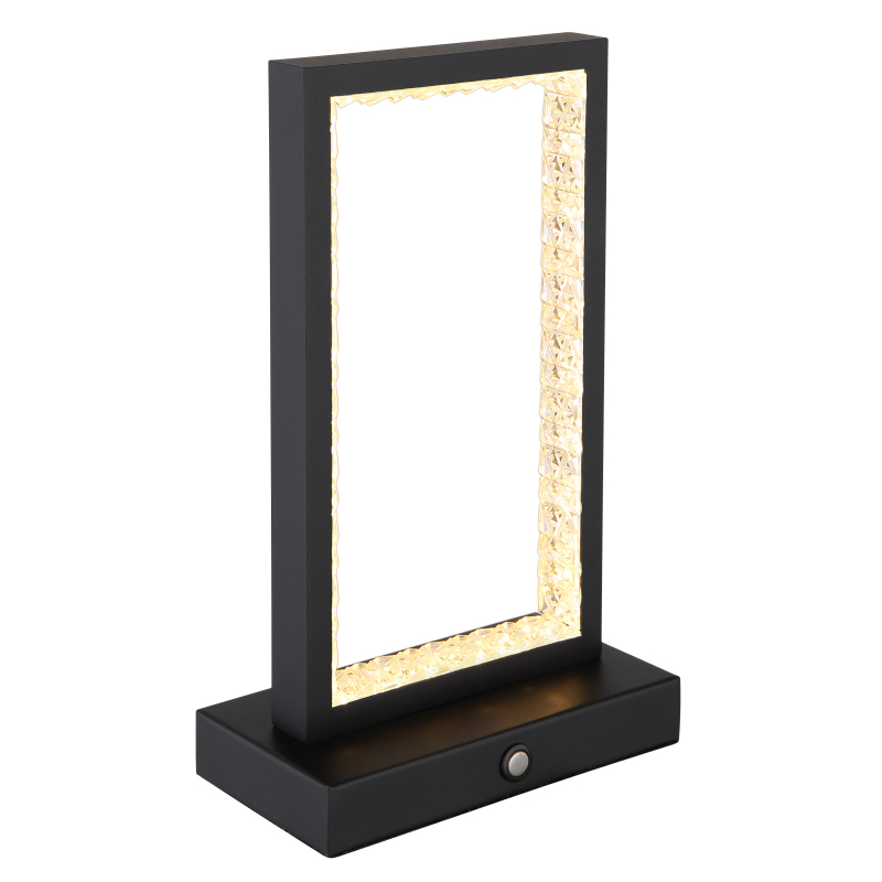 SAMEGA dekoračná USB stolná lampa stmievateľná čierna LED/3W/5V, CCT 2700-4000-6500K