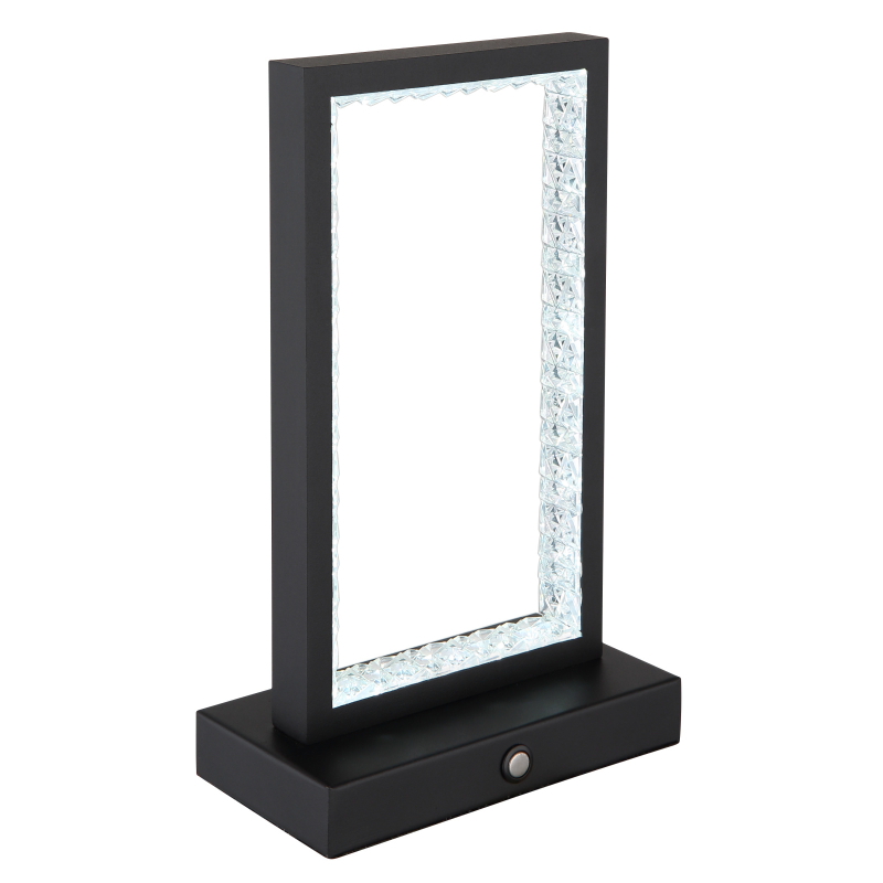 SAMEGA dekoračná USB stolná lampa stmievateľná čierna LED/3W/5V, CCT 2700-4000-6500K