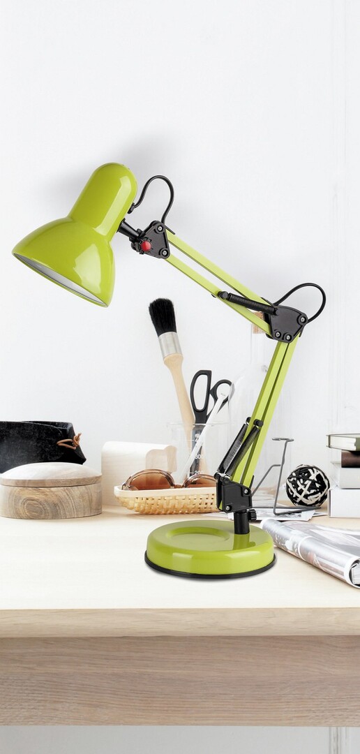 SAMSON stolná lampa zelená 1xE27/60W