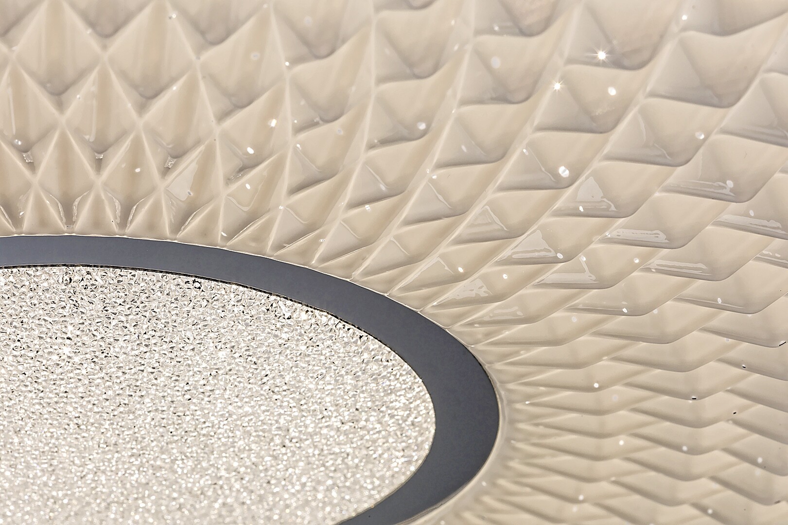 SEDONA stropné okrúhle svietidlo s efektom trblietania LED/24W/4000K/1680lm, priemer: 39,5cm