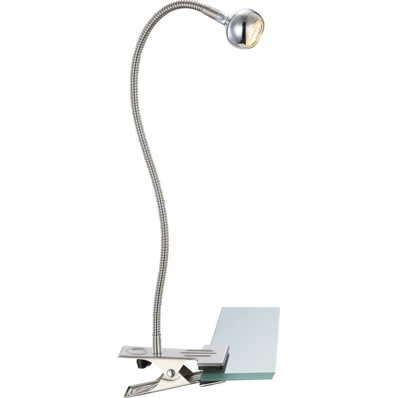 SERPENT led stolná lampa s ohybným ramenom na štipci 1xLED/3W