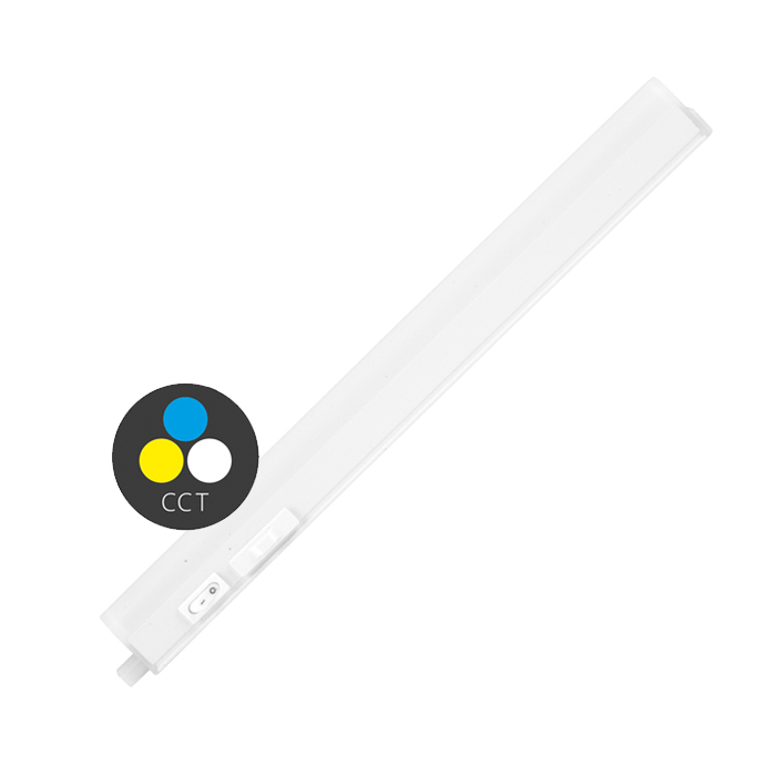 SLICK kuchynské LED svietidlo pod linku biele 13W/CCT/87,3cm