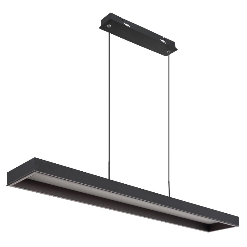 SOLA závesné svietidlo čierne/antracit LED/70W/2700K-4000K-6500K, výška: 120cm + diaľkové ovládanie
