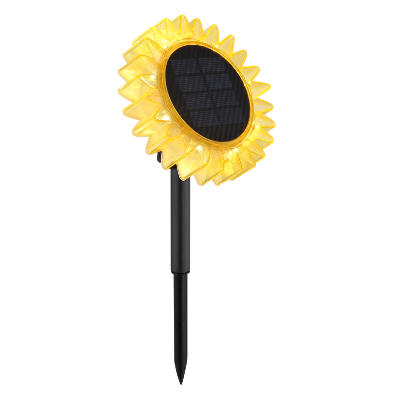 Solárne zapichávacie led svietidlo SLNEČNICA 8xLED 0,06W 3V/3000K IP44