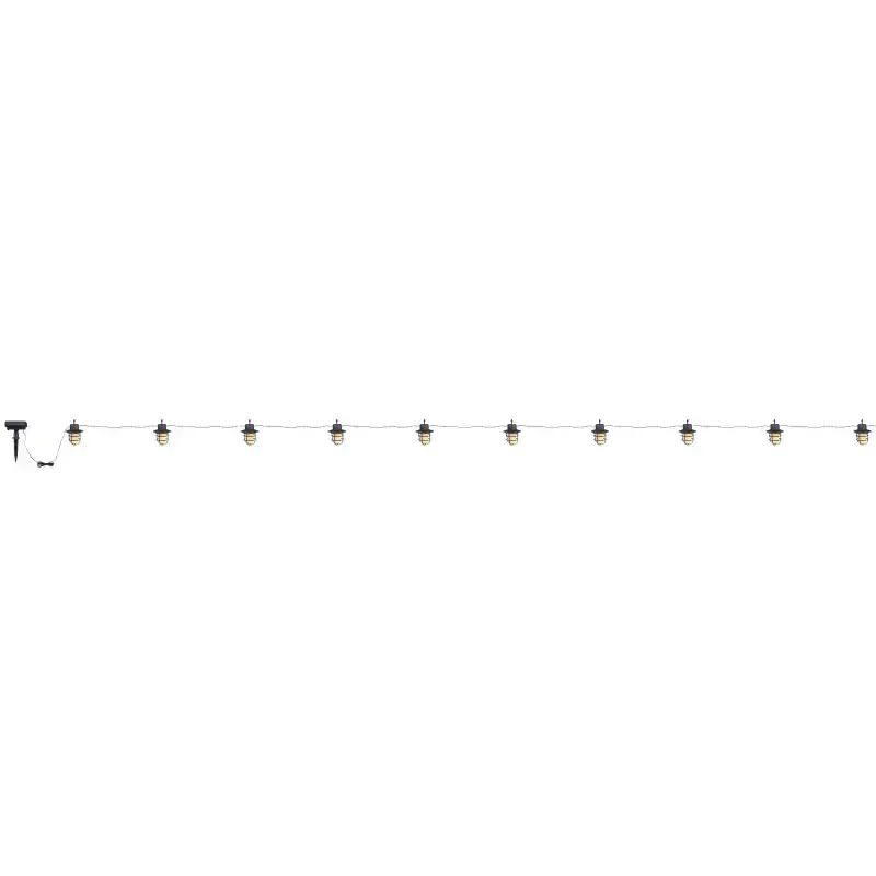 Solárna reťaz s lampášikmi 100xLED oranžová s efektom ohňa/0,1W/3V/1700K IP44, 3,15m