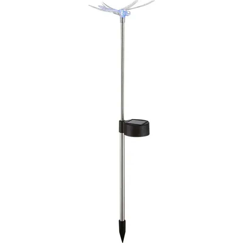 Set 4ks solárnych zapichávacích led svietidiel 2x MOTÝĽ, 2x VÁŽKA 1xLED/3,3V multicolor IP44