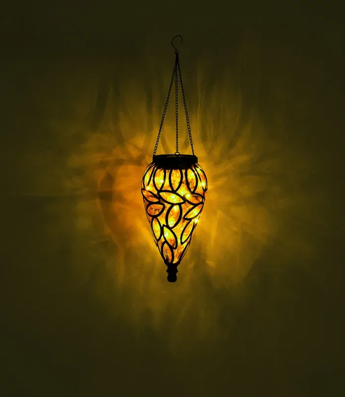 Solárne svietidlo kvapka na zavesenie 15xLED/0,06W/3200K IP44