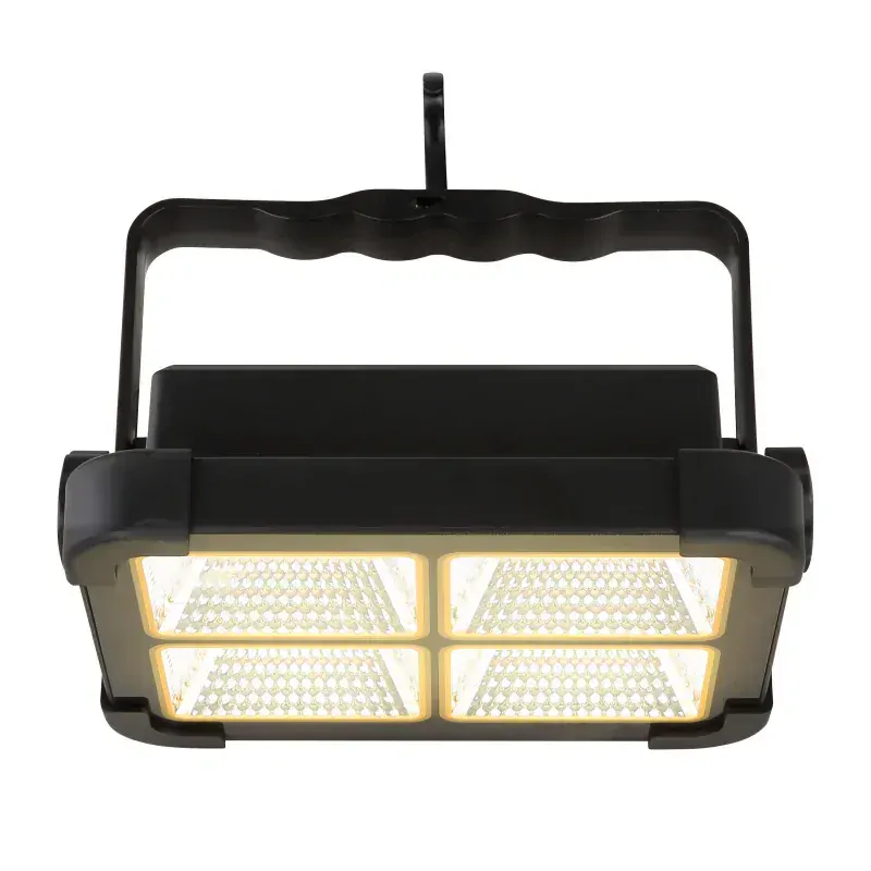 Solárne led svietidlo čierne na zavesenie, na státie alebo na magnet LED 15W/3,2V/4000K IP44