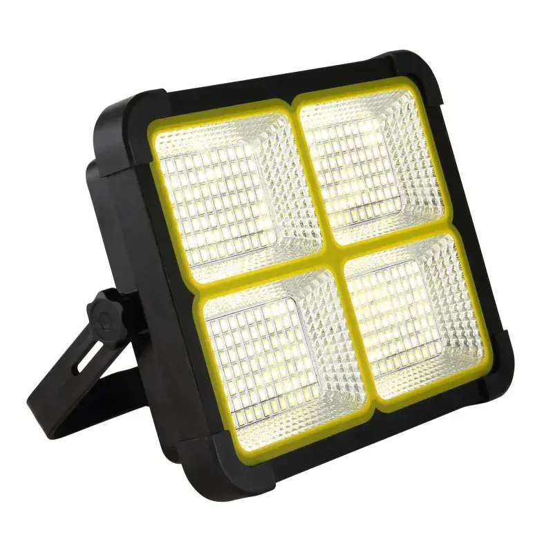 Solárne led svietidlo čierne na zavesenie, na státie alebo na magnet LED 30W/3,2V/4000K IP44
