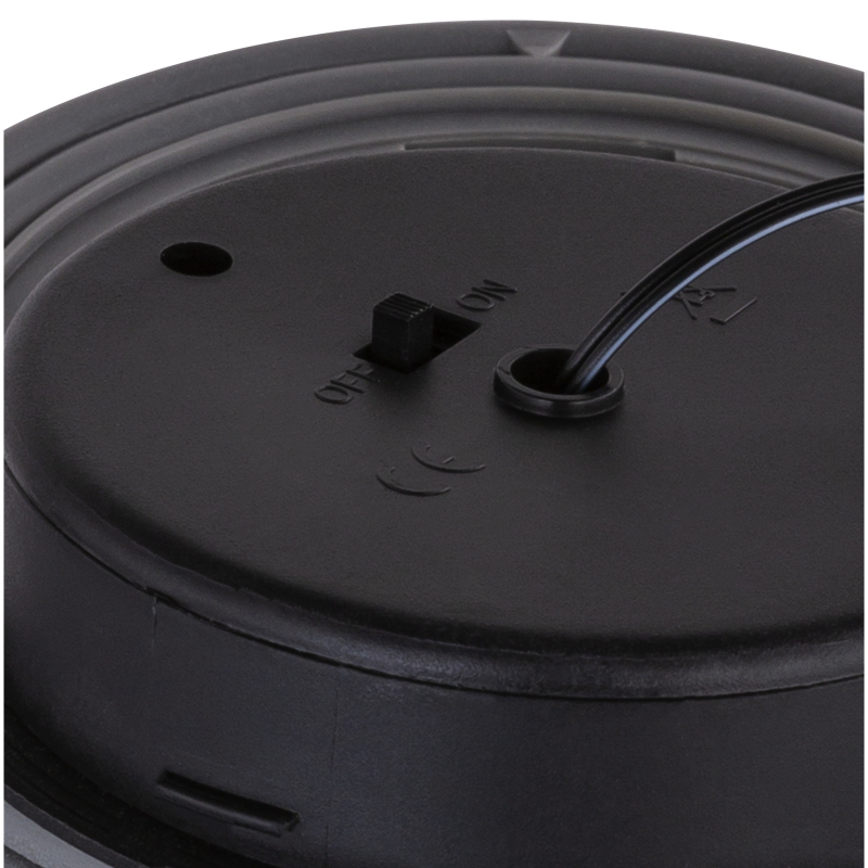 Solárne sivé ratanové led svietidlo 1x blikajúca LED/0,06W/3,2V IP44