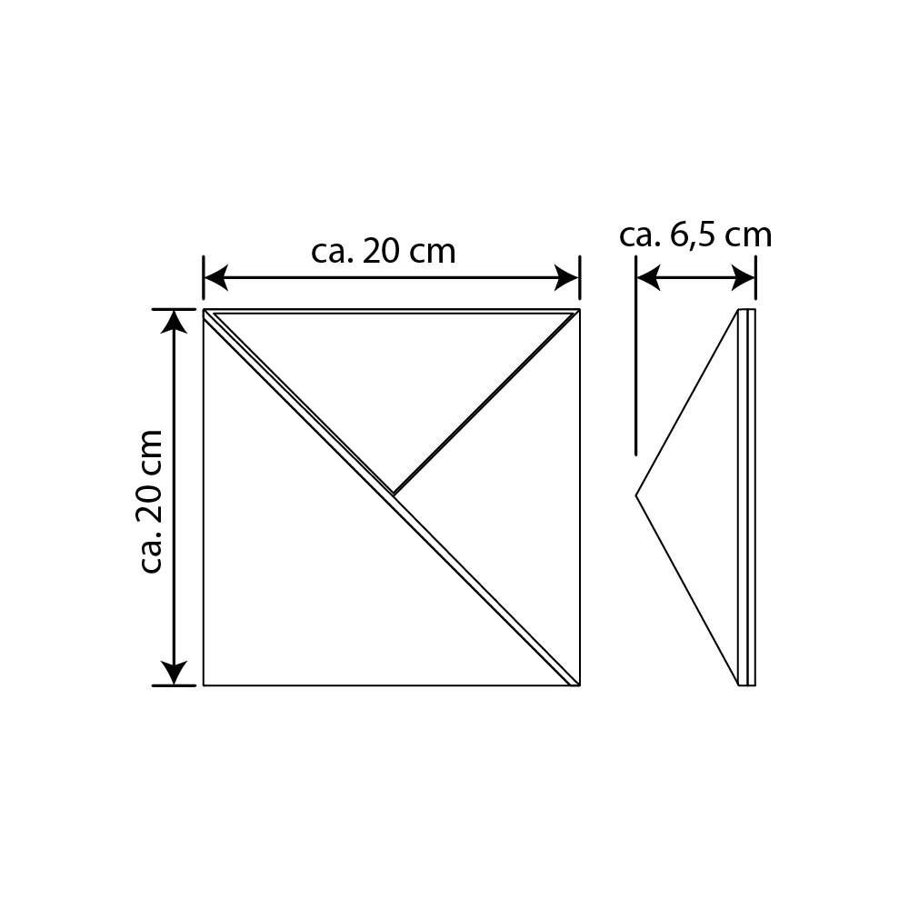 Solárne nástenné štvorcové led svietidlo číslo domu 3xLED/0,1W/6000K IP44, 