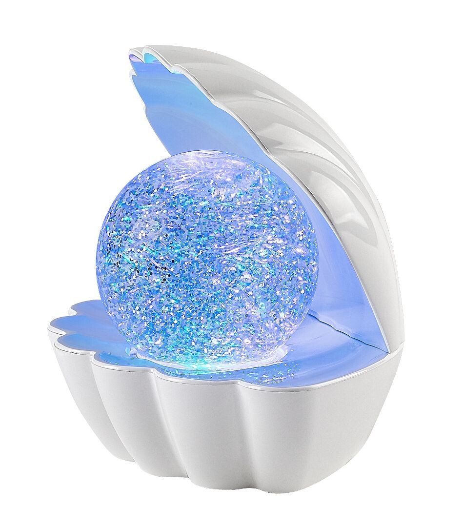 SPARKLY svietiaca dekorácia biela mušľa RGB LED/0,8W na batérie