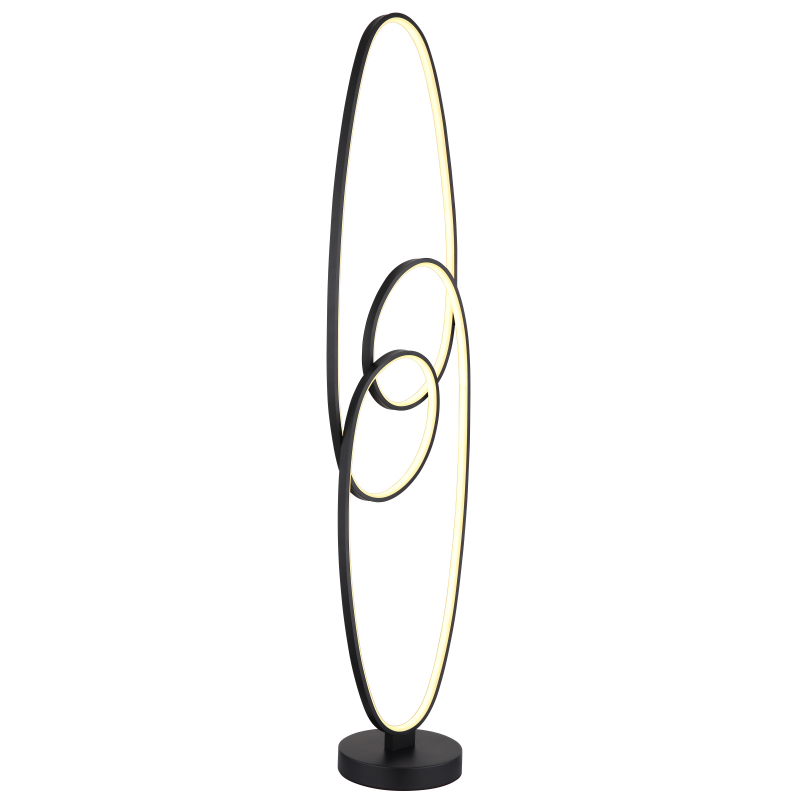 SPIRA stojanová lampa čierna LED 39W LED/CCT výška: 122cm
