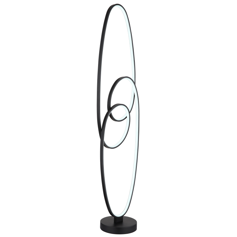 SPIRA stojanová lampa čierna LED 39W LED/CCT výška: 122cm
