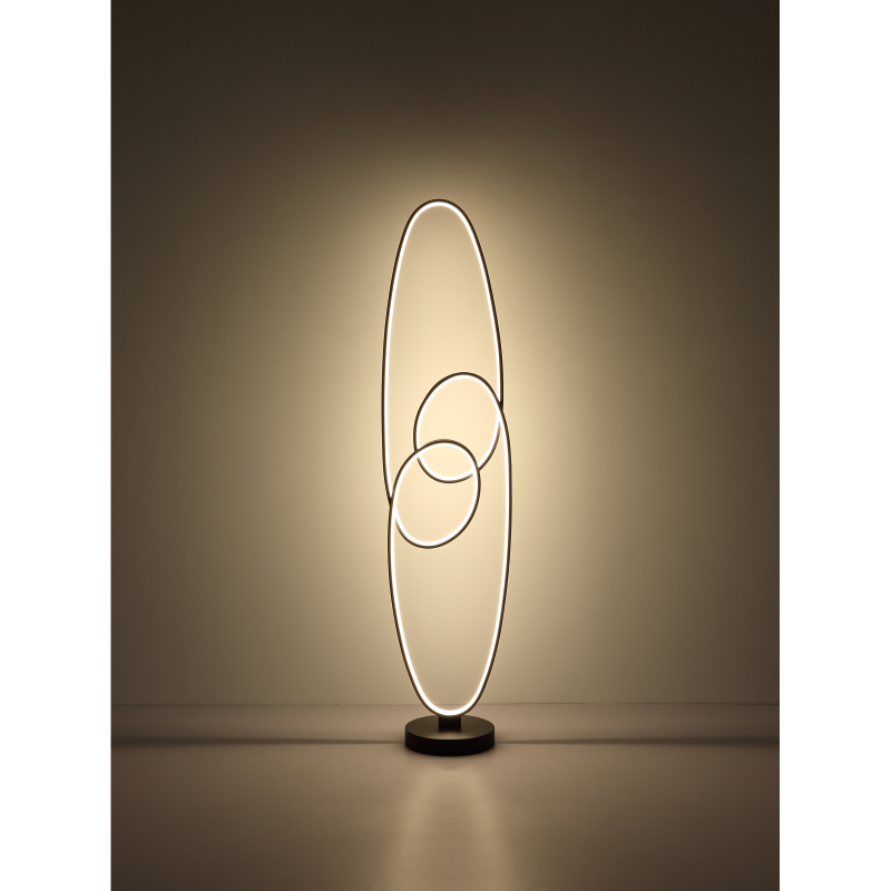 SPIRA stojanová lampa čierna LED 39W LED/CCT výška: 122cm