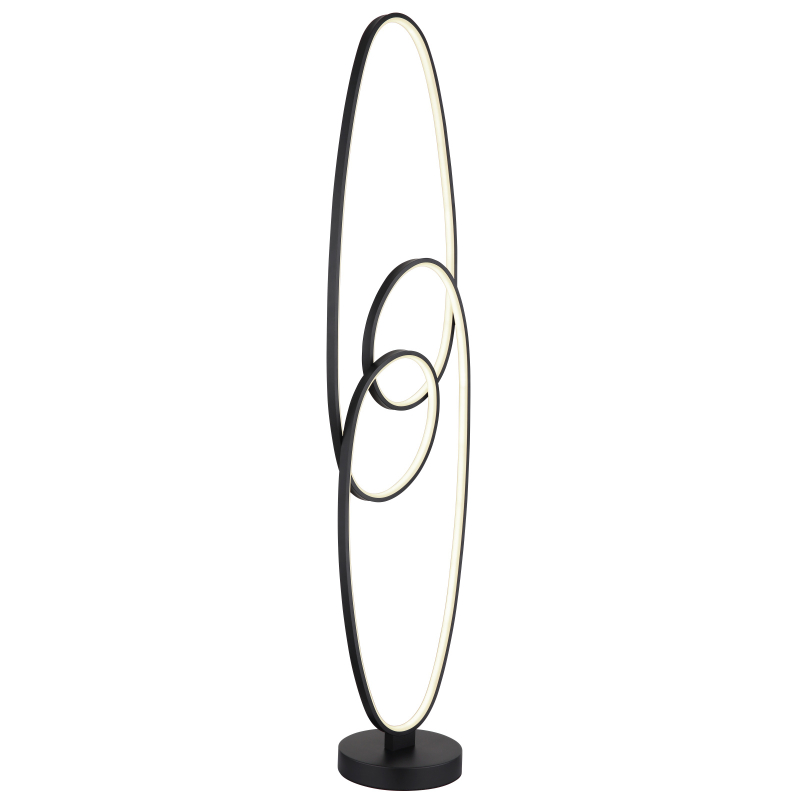 SPIRA stojanová lampa čierna LED 39W LED/CCT výška: 122cm