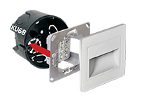 STEP LIGHT schodiskové LED svietidlo 1,5W biele 