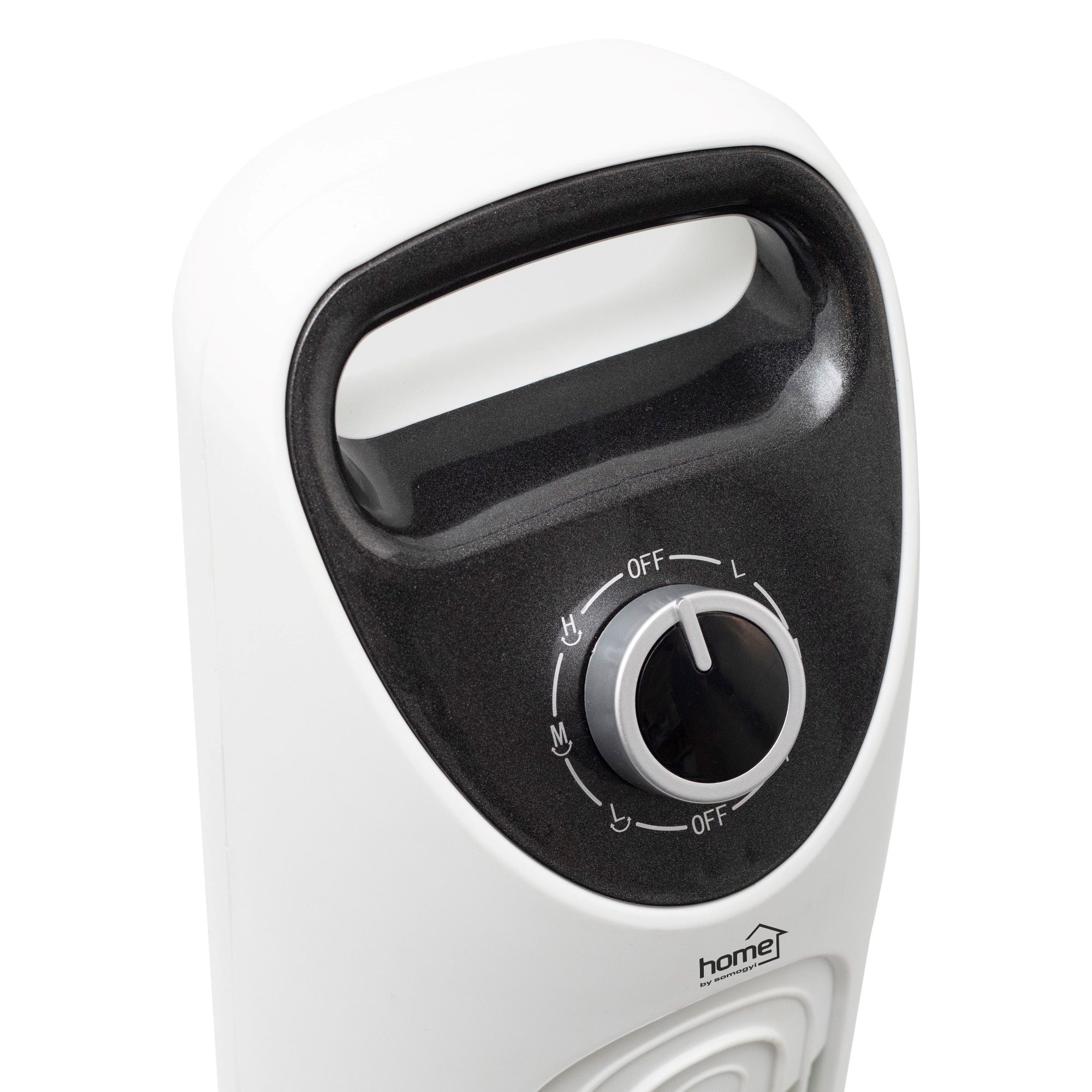 Stĺpový ventilátor bielo-čierny 45W, výška: 79cm