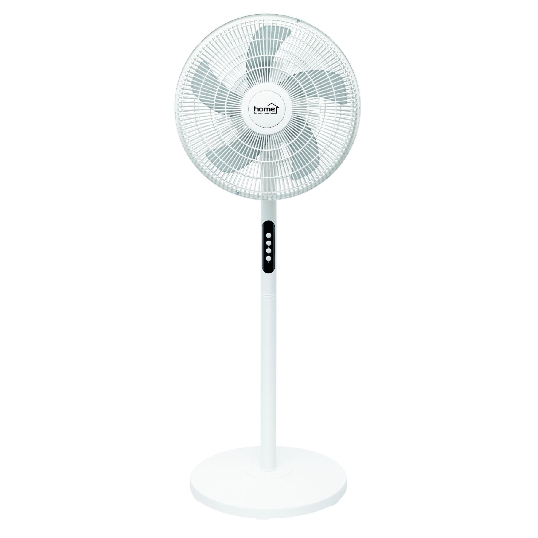 Stojanový ventilátor biely 50W, priemer 40cm