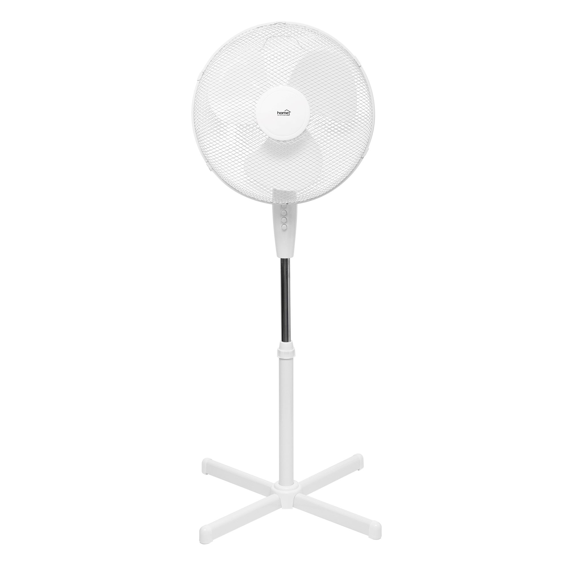 Stojanový ventilátor biely 45W, priemer 40cm