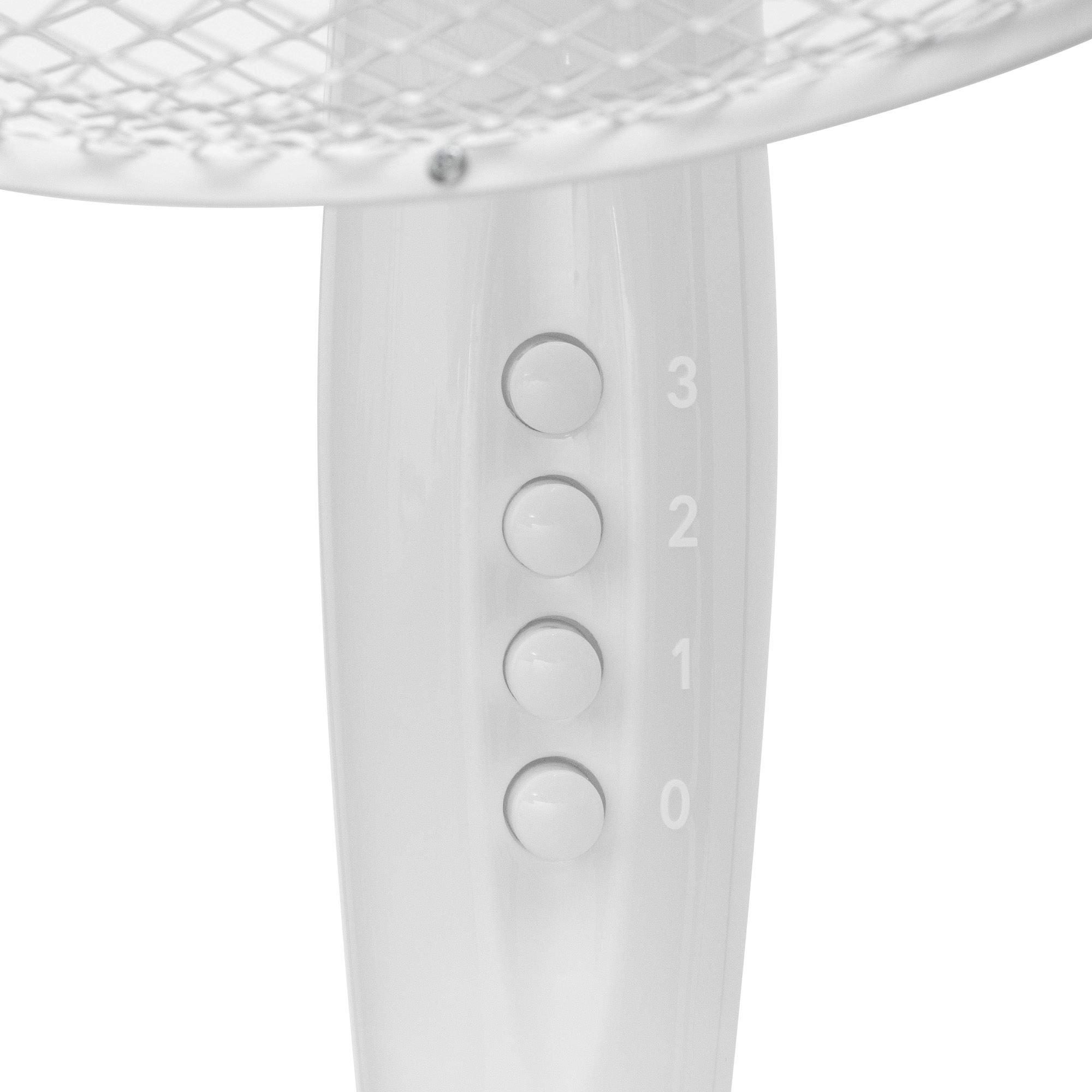 Stojanový ventilátor biely 45W, priemer 40cm