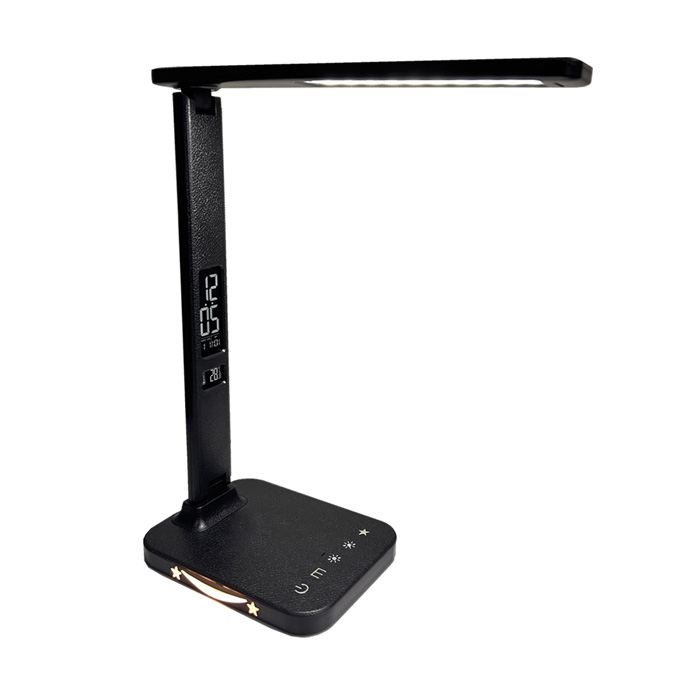 WEST stmievateľná stolná led lampa čierna 8W, CCT 3000K-6000K