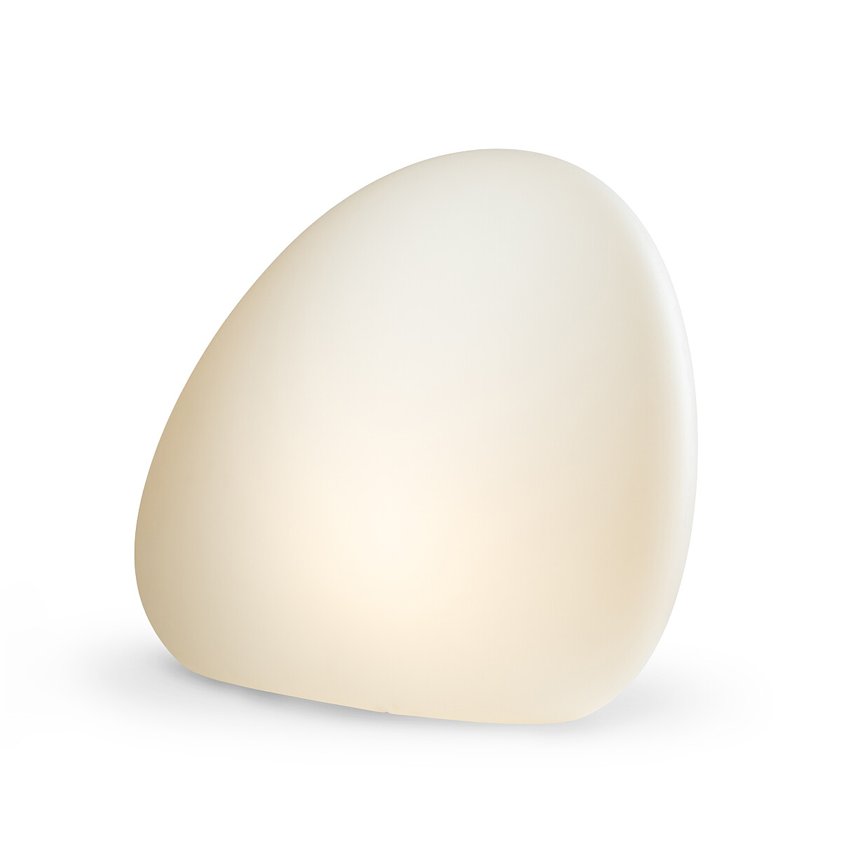 Záhradné svietidlo STONE M biele plastové 1xE27/25W, IP44, 50x50cm