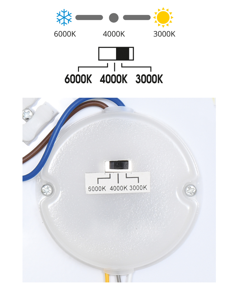 LINA stropné/nástenné LED svietidlo 32W/CCT 3000-6000K, priemer: 38cm, IP44