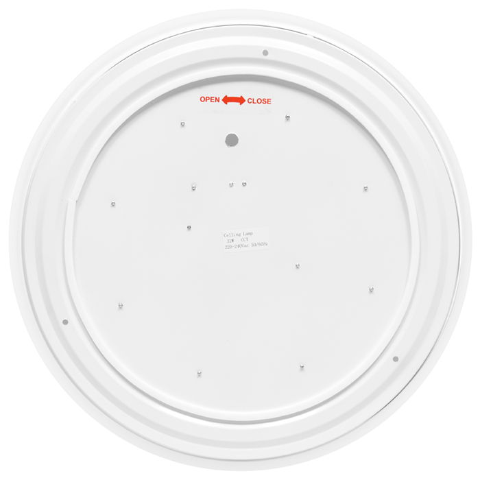 LINA stropné/nástenné LED svietidlo 12W/CCT 3000K-6000K s mikrovlným HF senzorom, priemer: 26cm, IP44