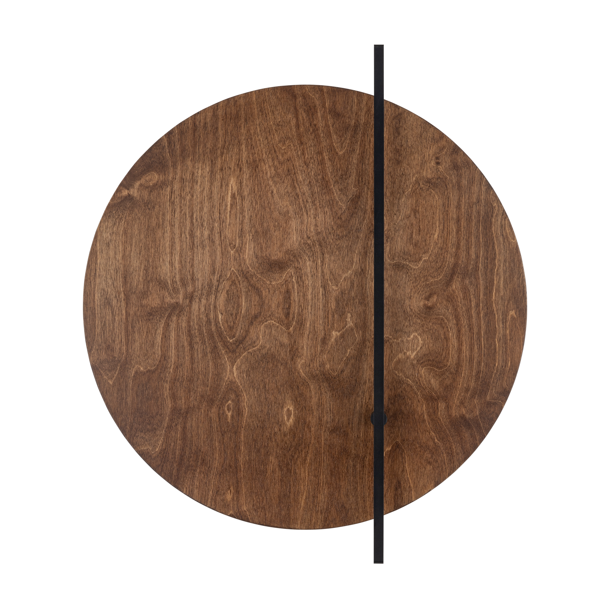 SUNSET LED D nástenné ledkové svietidlo tmavé drevo/čierna LED/7W/3000K, 58x50cm