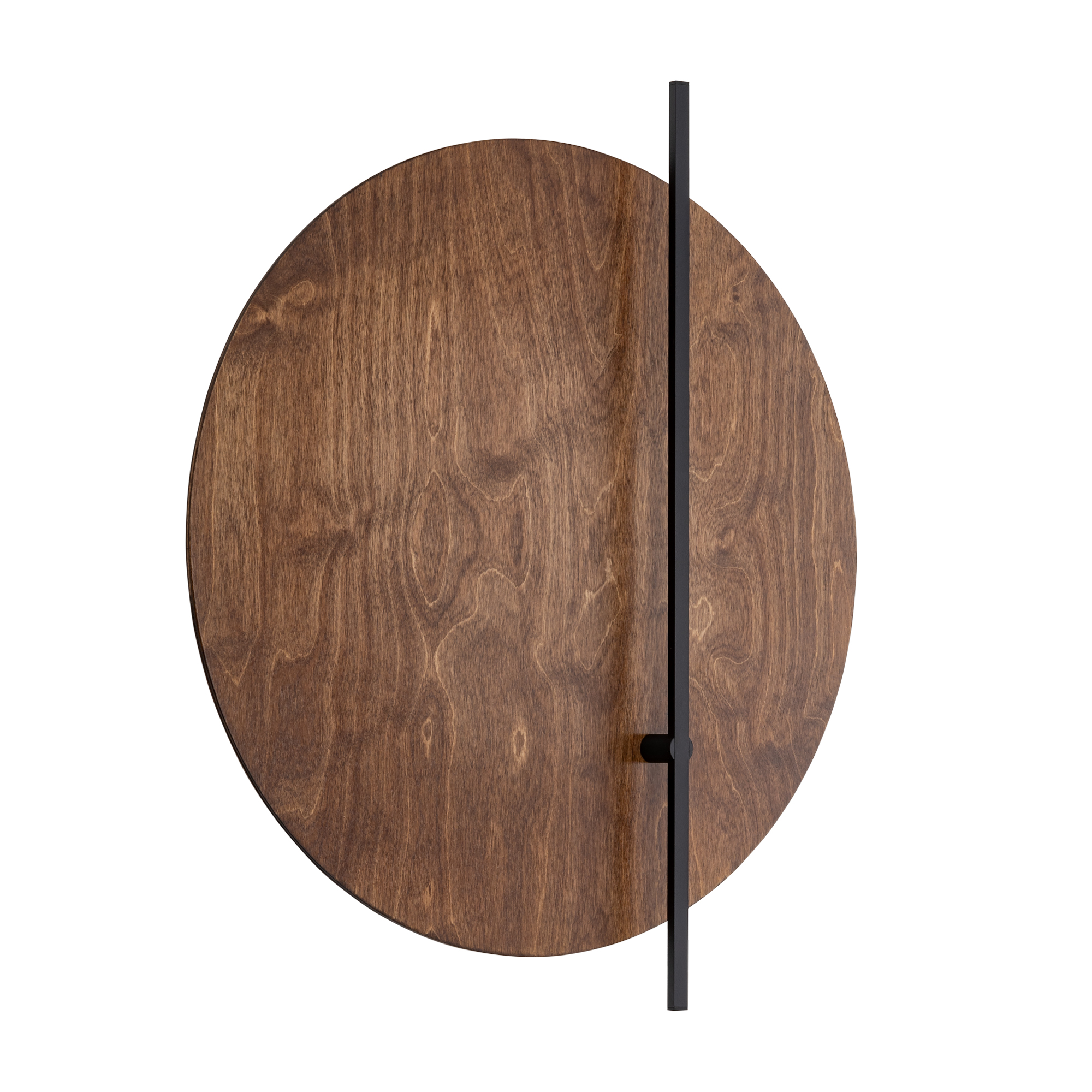 SUNSET LED D nástenné ledkové svietidlo tmavé drevo/čierna LED/7W/3000K, 58x50cm