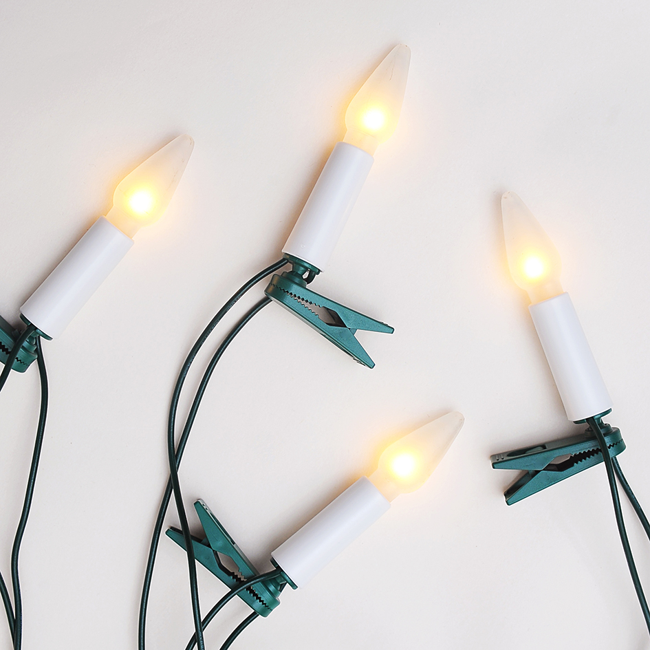 Vianočná reťaz FELICIA biela 16x14V/0,1A, 10,5m