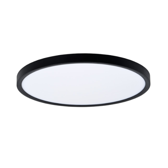 SALY stropné svietidlo čierne LED 32W/CCT 3000-6000K, priemer 40cm, IP40