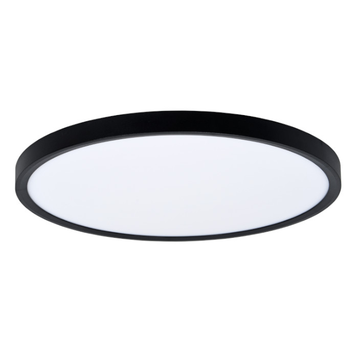 SALY stropné svietidlo čierne LED 40W/CCT 3000-6000K, priemer: 50cm, IP40