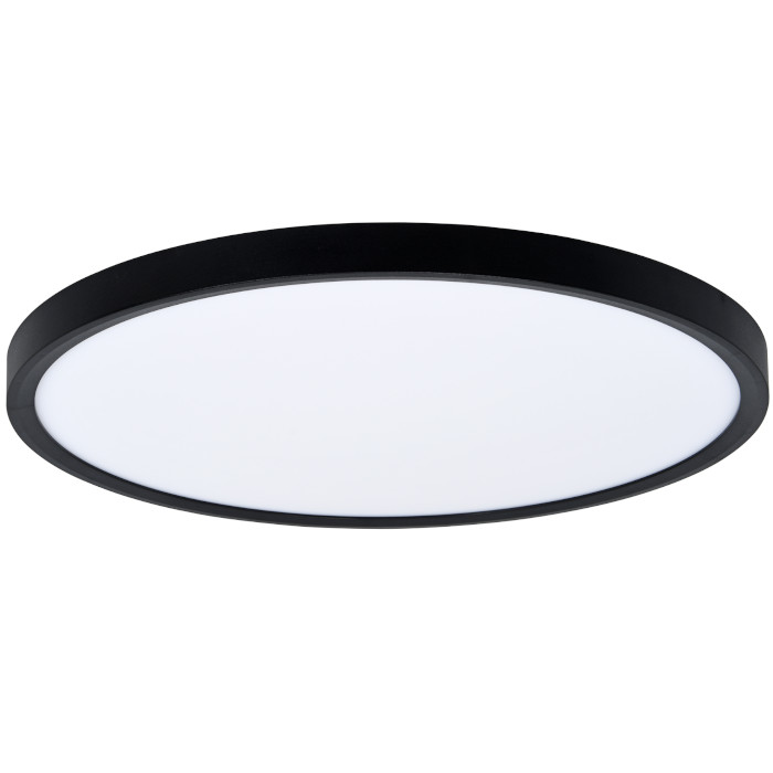 SALY stropné svietidlo čierne LED 50W/CCT 3000-6000K, priemer: 60cm, IP40