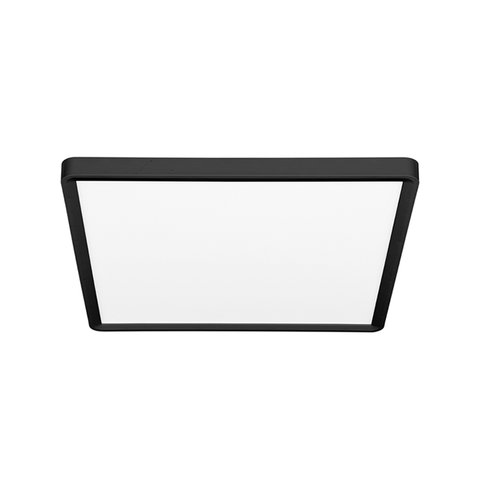TERY stropné svietidlo čierne LED 24W/CCT 3000-6000K, 30x30x2,3cm, IP40