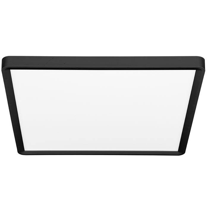 TERY stropné svietidlo čierne LED 40W/CCT 3000-6000K, 50x50x2,5cm, IP40