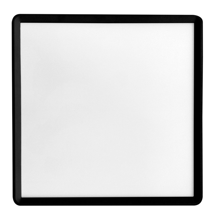 TERY stropné svietidlo čierne LED 24W/CCT 3000-6000K, 30x30x2,3cm, IP40