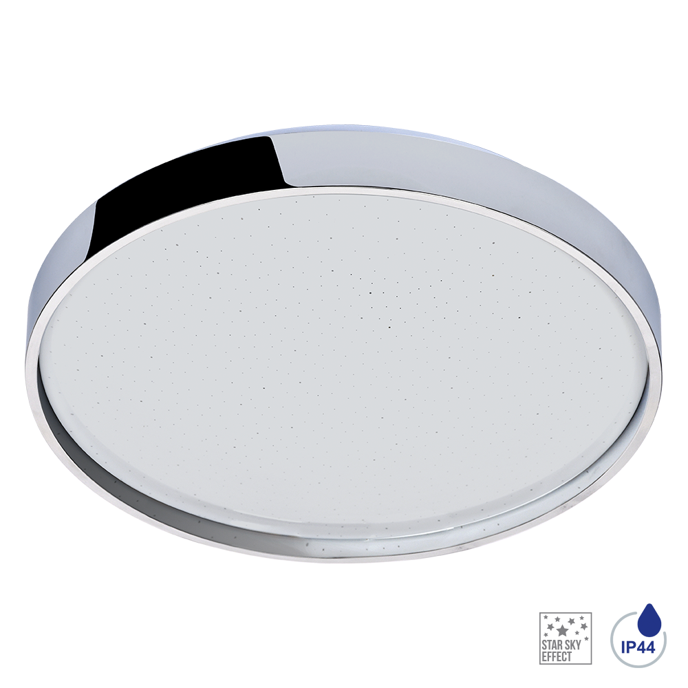SWIMM stropné svietidlo 1xLED/36W/4000K s trblietavým efektom, priemer 38,5cm, IP44