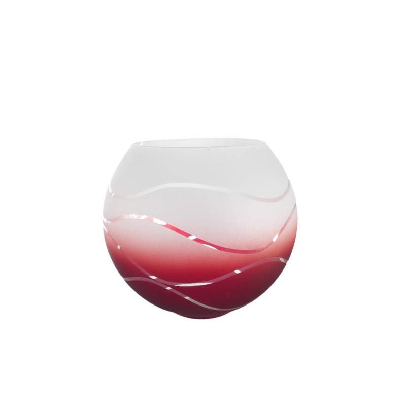 Náhradné tienidlo priemer 16cm, montážny otvor: 4,7cm červeno-biele