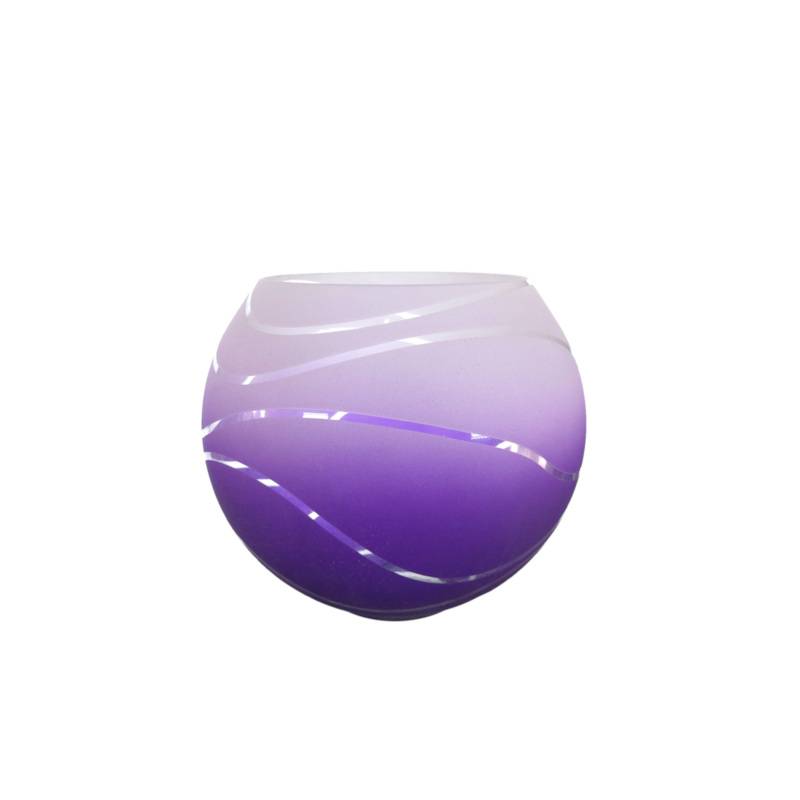 Náhradné tienidlo priemer 16cm, montážny otvor: 4,7cm fialovo-biele