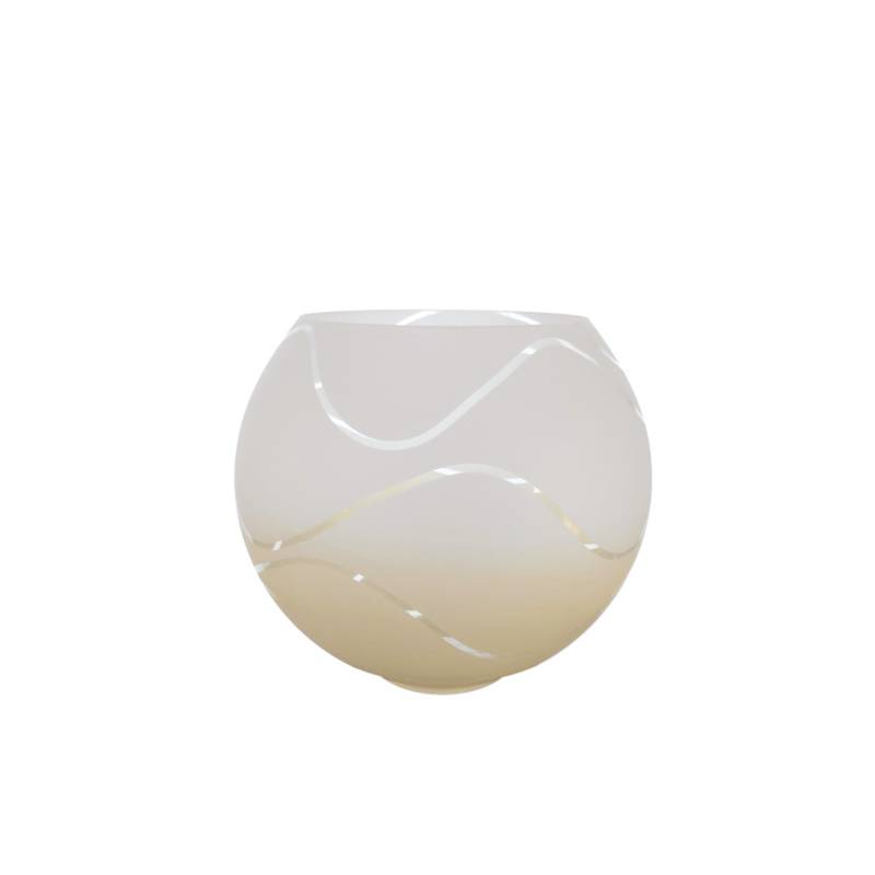 Náhradné tienidlo priemer 16cm, montážny otvor: 4,7cm béžovo-biele