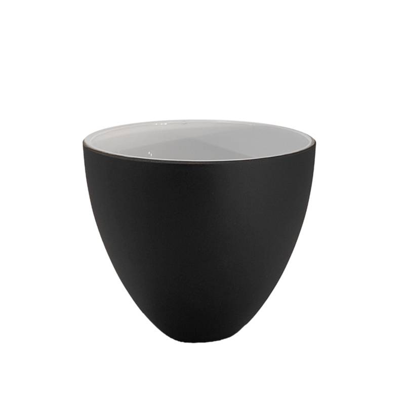 Náhradné tienidlo matné čierne priemer: 9cm, montážny otvor 2,4cm