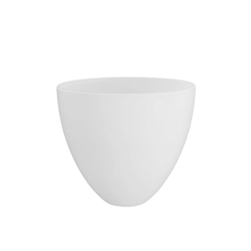 Náhradné tienidlo lesklé biele priemer: 9cm, montážny otvor 2,4cm