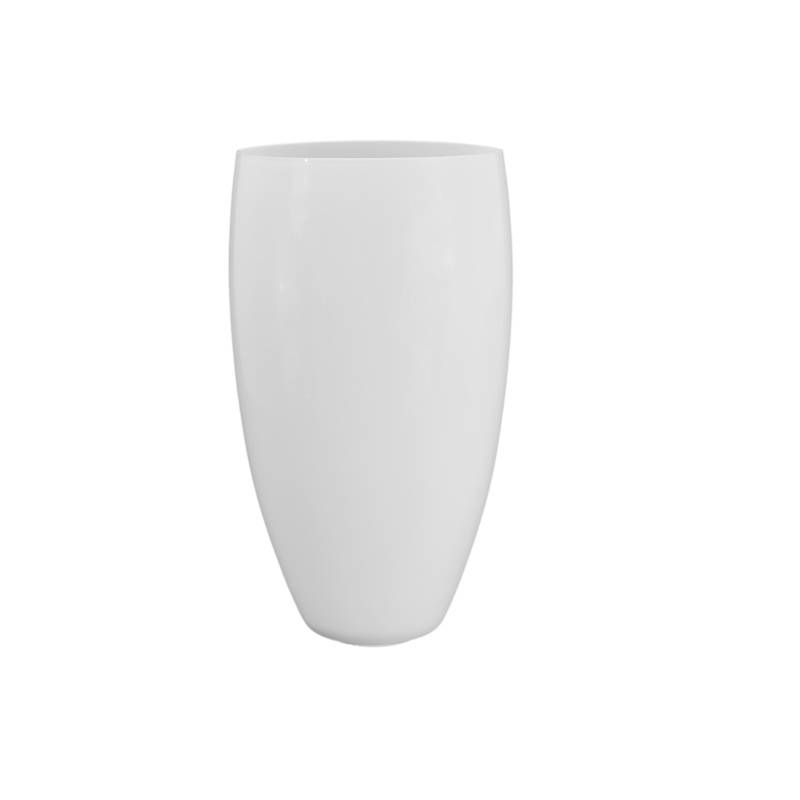 Náhradné tienidlo pre závit E14 (30mm) lesklé biele, priemer: 11,5cm 