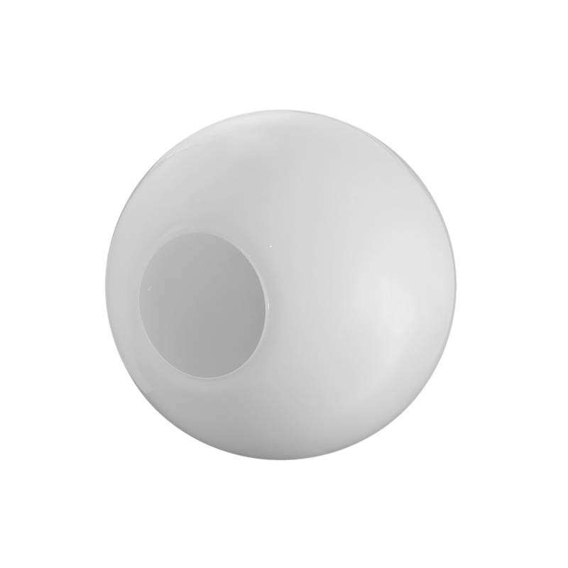Náhradné tienidlo guľa priemer 40cm, montážny otvor: 15cm lesklá biela