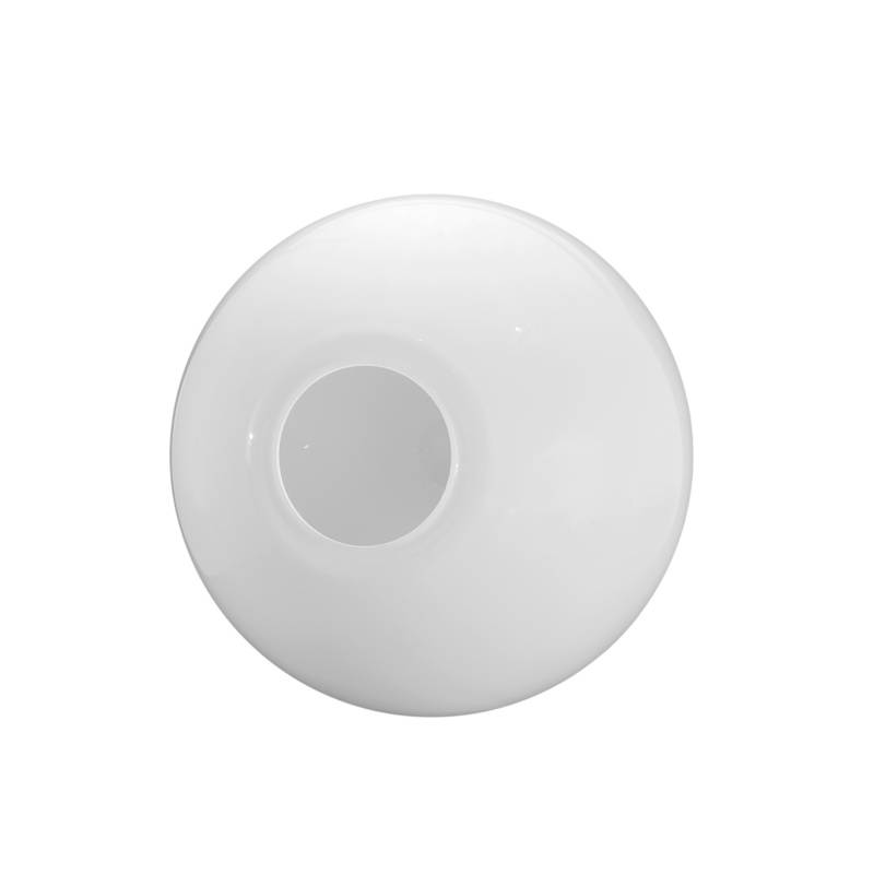 Náhradné tienidlo guľa priemer 30cm, montážny otvor: 9,2cm lesklá biela