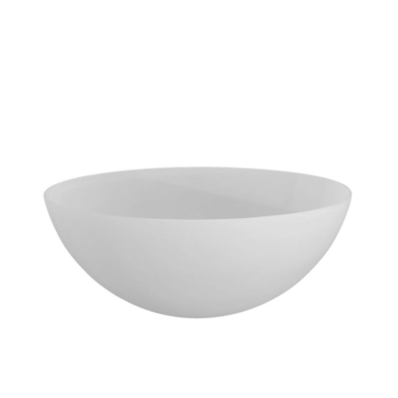 Sklenené tienidlo pre závit E27 (4,2cm) matné biele, priemer: 30cm