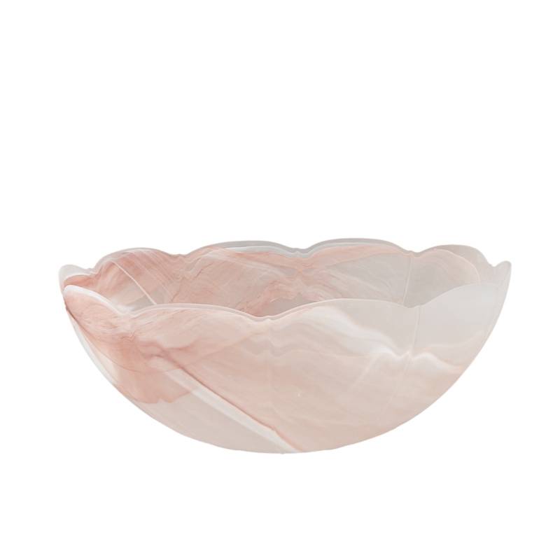 Sklenené tienidlo číre s hnedým alabastrom s otvorom pre závit E27 (4,2cm) priemer: 35cm