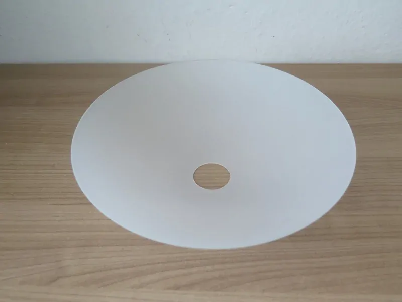 Náhradné tienidlo DUHA biele matné veľké, priemer: 28cm